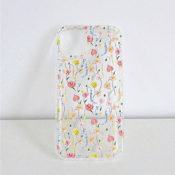 ⚠️Clearance iPhone 14/Pro/Pro Max Clear Floral Phone Case - Picture 2 of 5